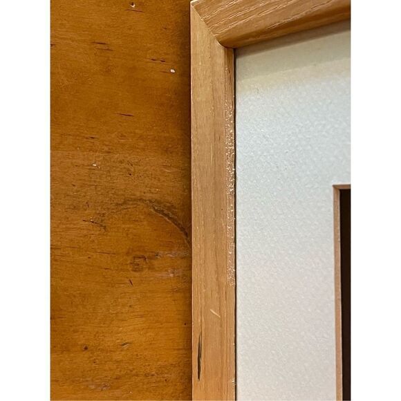 Artwork Art W/ Real Fibers Leaves Petals On Handmade Paper ‘01 Signed - Picture 4 of 14